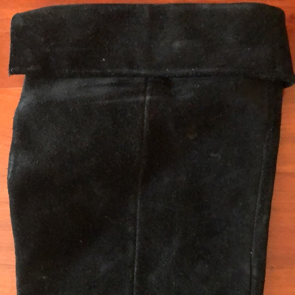 Bundle of 2 black suede leather high heeled boots! - Picture 5 of 8